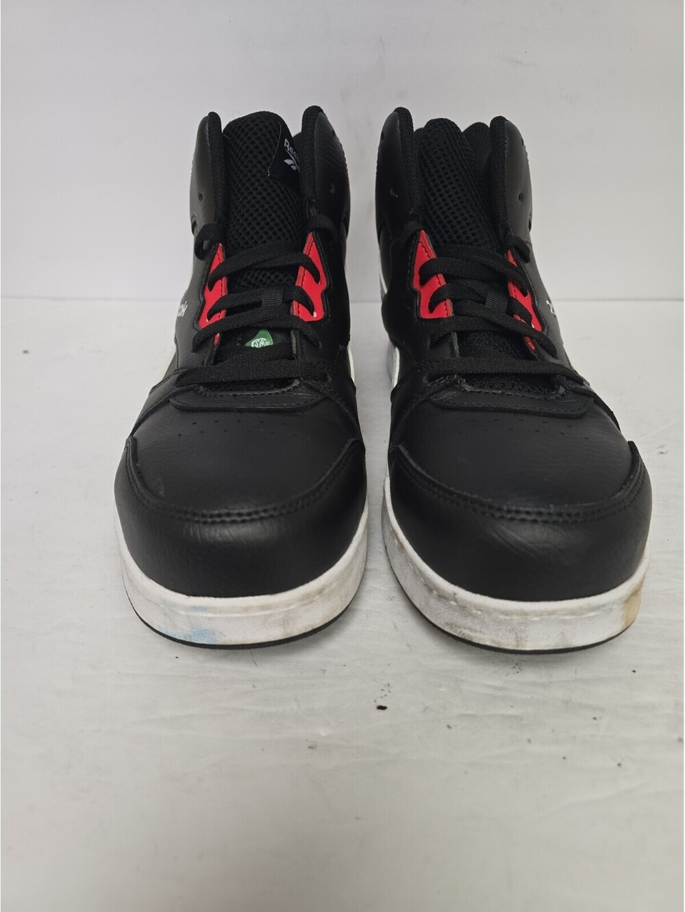 Reebok Men's IB4132 High Top Composite Toe Work Sneaker Boot Black Red Size 9.5W - Picture 6 of 7